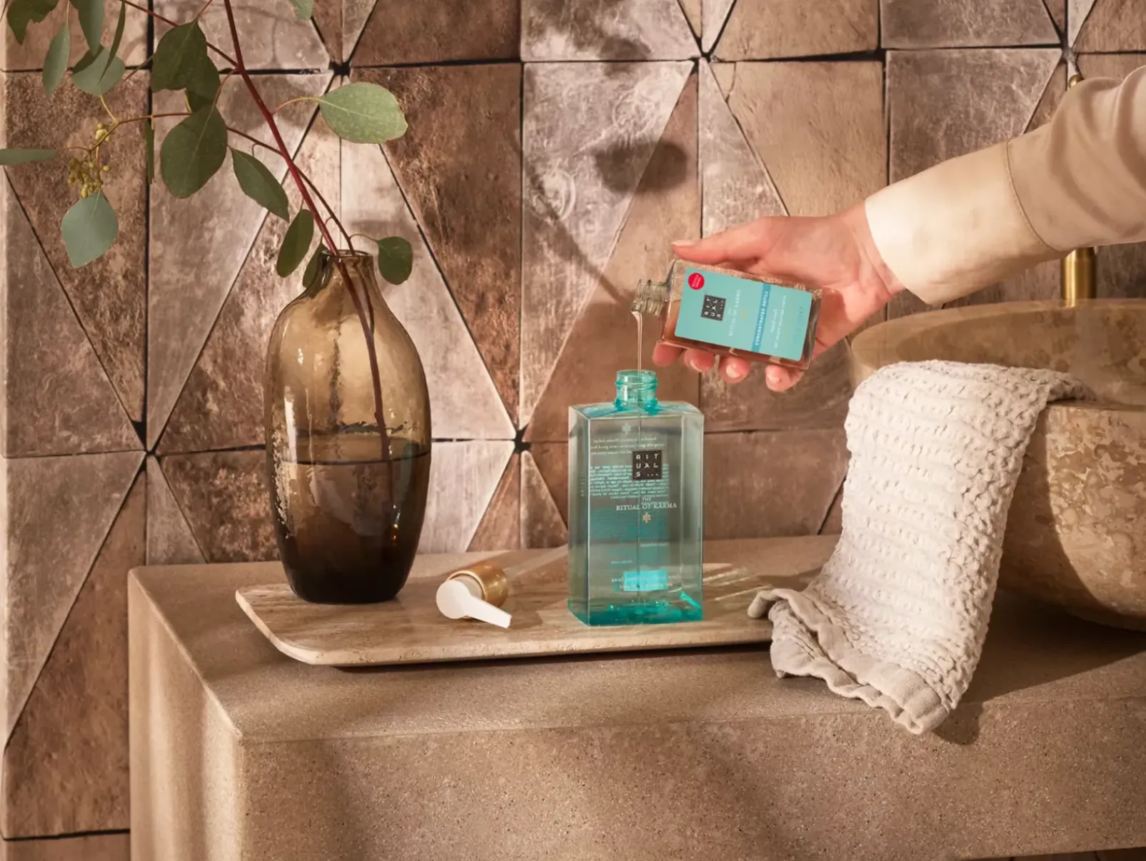 Rituals Cucina|Mani E Piedi|Precious Amber Concentrated Handwash Refill